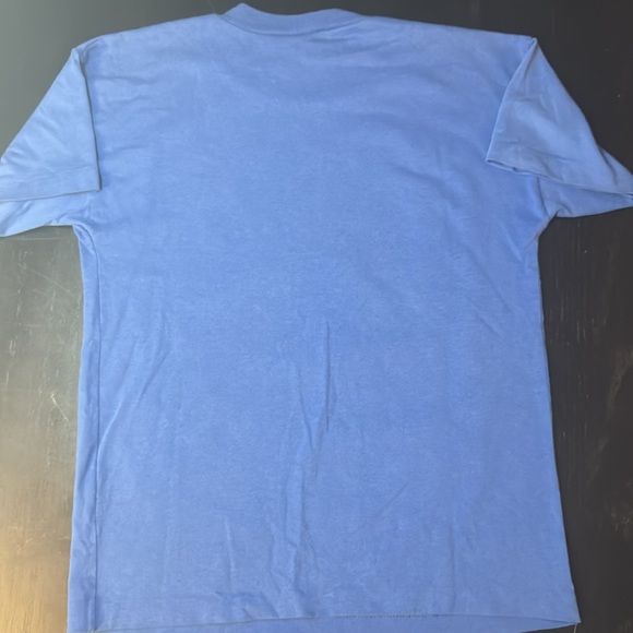 Vintage 1991 Blue Jay Striped Logo Tee single stitch - Blue and Multicolor - Picture 2 of 7